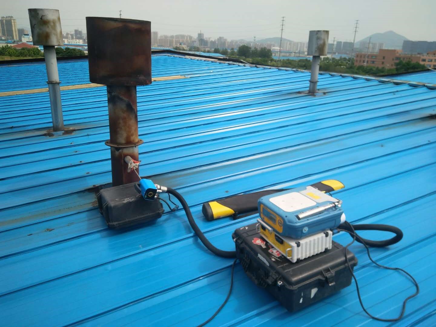 電纜企業噴塗車間PF-300儀器現場測試