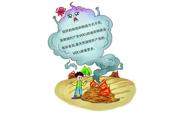 農(nong) 村燃燒秸稈會(hui) 產(chan) 生VOCs