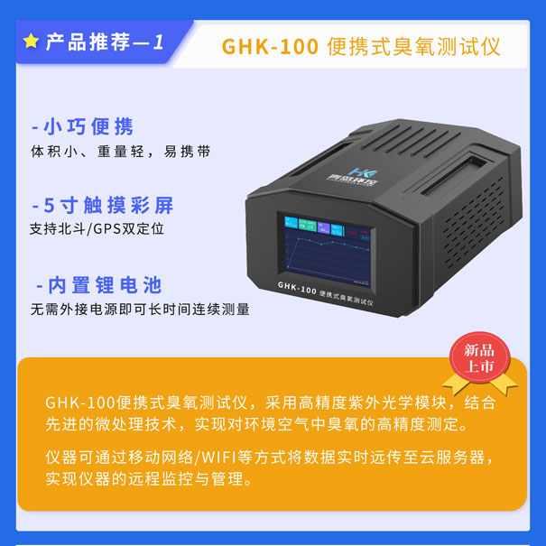 GHK-100便攜式臭氧測試儀(yi) 