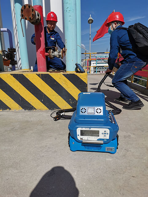 陝西北元化工集團揮發性有機物現場測試